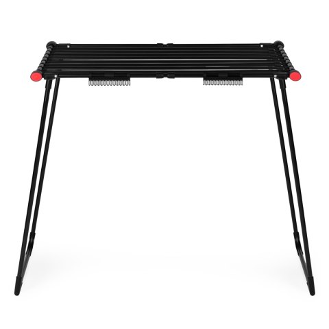 Suszarka na pranie stojąca rozsuwana teleskopowa 19 metrów składana czarna