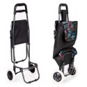 Wózek na zakupy torba 30 litrów ze składanym siedzeniem duże koła ModernHome