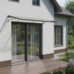 Daszek nad drzwi wejściowe 140x90 cm zadaszenie osłona UV MultiGarden