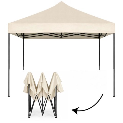 Pawilon ogrodowy eventowy automatyczny samorozkładalny namiot daszek 3x3 m beżowy MultiGarden