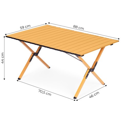 Stolik turystyczny składany 90x60 cm kempingowy z torbą MultiGarden
