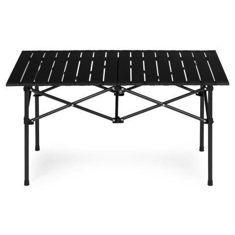 Stolik turystyczny składany 95x55 cm kempingowy z torbą czarny MultiGarden