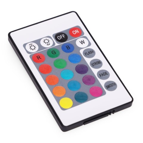 Szafka nocna z oświetleniem LED stolik do sypialni 2 szuflady biała ModernHome