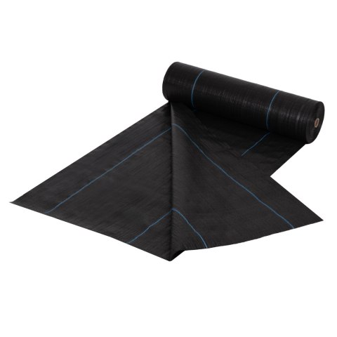 Agrowłóknina czarna agrotkanina UV 90g mata antychwastowa 1,1x50m kołki MulltiGarden