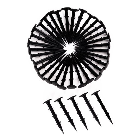 Agrowłóknina czarna agrotkanina UV 90g mata antychwastowa 3,2x50m kołki MulltiGarden