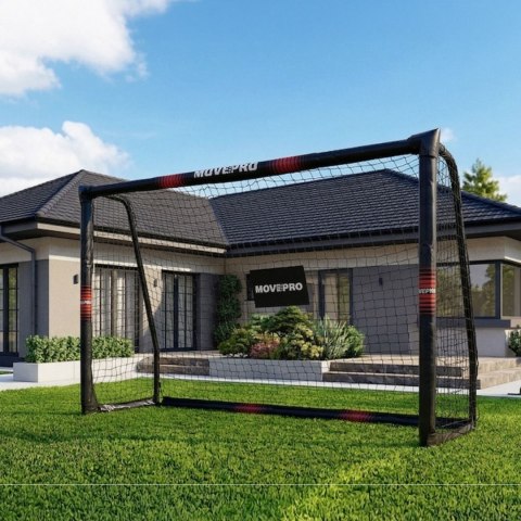 Bramka piłkarska z siatką do piłki nożnej 240x160x85 cm MOVEPRO