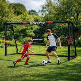 Bramka piłkarska z siatką do piłki nożnej 300x200x120 cm MOVEPRO