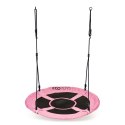 Huśtawka ogrodowa bocianie gniazdo 100 cm różowa ECOTOYS