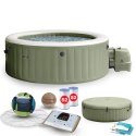 Nadmuchiwane SPA basen z hydromasażem 4 os. 196x71 cm akcesoria premium INTEX 28426NP