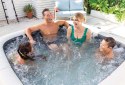 Nadmuchiwane SPA kwadratowe basen z hydromasażem 4 os. 175x71 cm akcesoria premium INTEX 28450