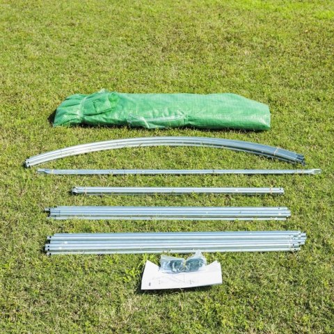 Szklarnia tunel ogrodowy foliowy 3x2x2 m 6 m² metalowy stelaż folia UV