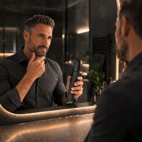 Trymer męski akumulatorowy 8w1 do twarzy i ciała trymer Webber BG-600