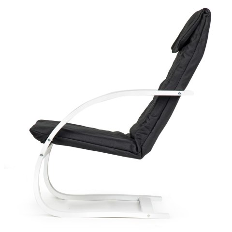 FOTEL FIŃSKI BUJANY FINKNA DO SALONU BIAŁY GIĘTA SKLEJKA MODERNHOME