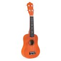 GITARA UKULELE DLA DZIECI DREWNIANA 4 STRUNY NYLONOWE ECOTOYS