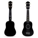 GITARA UKULELE DLA DZIECI DREWNIANA 4 STRUNY NYLONOWE ECOTOYS