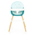 KRZESEŁKO FOTELIK DO KARMIENIA 2W1 NIEBIESKIE ECOTOYS