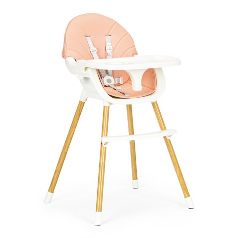 KRZESEŁKO FOTELIK DO KARMIENIA 2W1 RÓŻOWE ECOTOYS