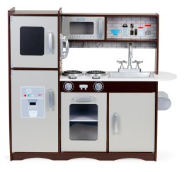 KUCHNIA DLA DZIECI DREWNIANA DUŻA SZAFKI LODÓWKA ECOTOYS