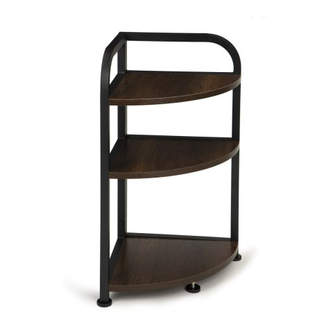 REGAŁ STOJAK NAROŻNY SZAFKA 3 PÓŁKI LOFT DREWNIANA NAROŻNIKOWA MODERNHOME