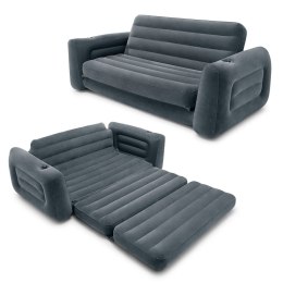 DUŻA SOFA DMUCHANA ROZKŁADANA DUŻE ŁÓŻKO MATERAC 2W1 INTEX 66552