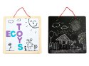 TABLICA EDUKACYJNA 3W1 MAGNETYCZNA KREDOWA LITERKI ECOTOYS