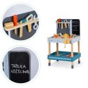 ZABAWKOWY DREWNIANY WARSZTAT Z NARZĘDZIAMI - 47 EL. ECOTOYS