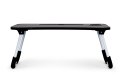 PODSTAWKA POD LAPTOPA STOLIK DO ŁÓŻKA 60X40 CM CZARNA MODERNHOME