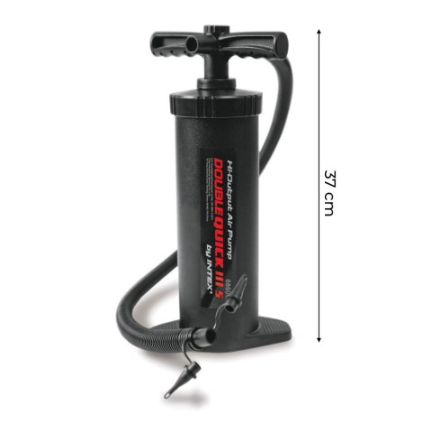 POMPKA TŁOKOWA DOUBLE QUICK III DUŻA DO POMPOWANIA MATERACY INTEX 68605