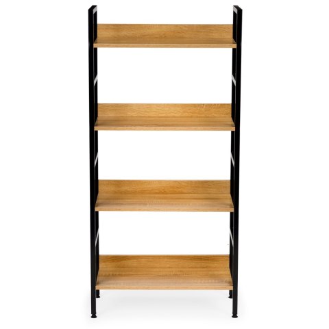 REGAŁ DREWNIANY INDUSTRIALNY SZAFKA PÓŁKI NA KSIĄŻKI LOFT MODERNHOME