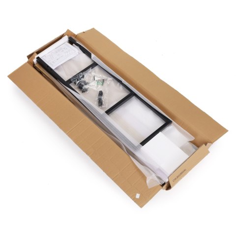 REGAŁ DREWNIANY NOWOCZESNY METALOWA RAMA LOFT 3 PÓŁKI MODERNHOME