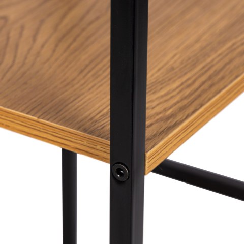 REGAŁ DREWNIANY NOWOCZESNY SZAFKA NOCNA 2 PÓŁKI LOFT MODERNHOME