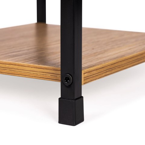 REGAŁ DREWNIANY NOWOCZESNY SZAFKA NOCNA 2 PÓŁKI LOFT MODERNHOME