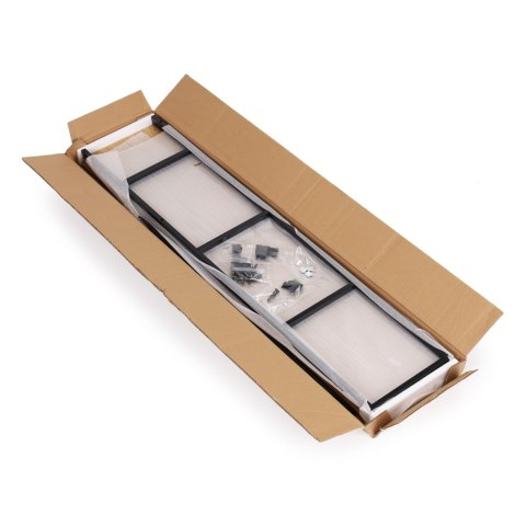 REGAŁ DREWNIANY SZEROKI 4 PÓŁKI NOWOCZESNY LOFT MODERNHOME