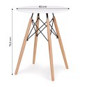 STÓŁ STOLIK NOWOCZESNY DO JADALNI SALONU KUCHNI 60CM MODERNHOME