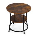 STOLIK STÓŁ KAWOWY OKRĄGŁY LOFTOWY INDUSTRIAL MODERNHOME