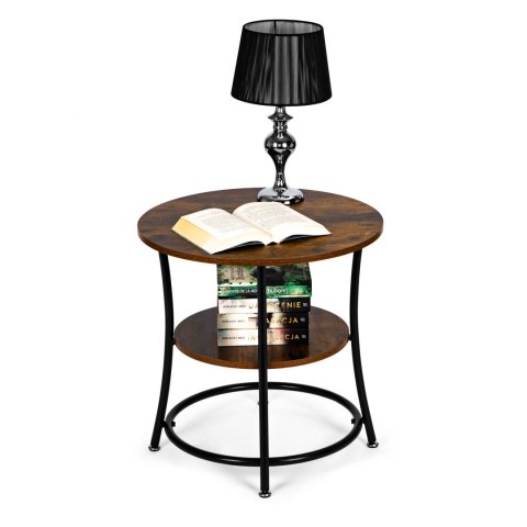 STOLIK STÓŁ KAWOWY OKRĄGŁY LOFTOWY INDUSTRIAL MODERNHOME