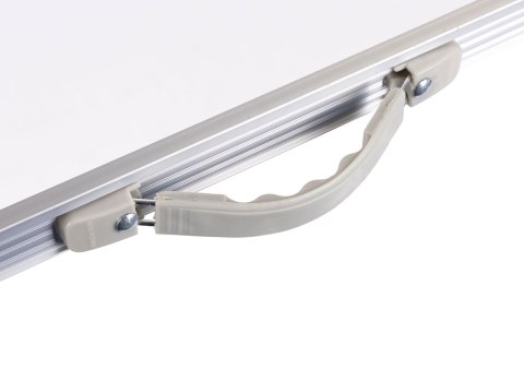 STOLIK TURYSTYCZNY STÓŁ SKŁADANY ZESTAW 4 KRZESŁA BIAŁY MULTIGARDEN