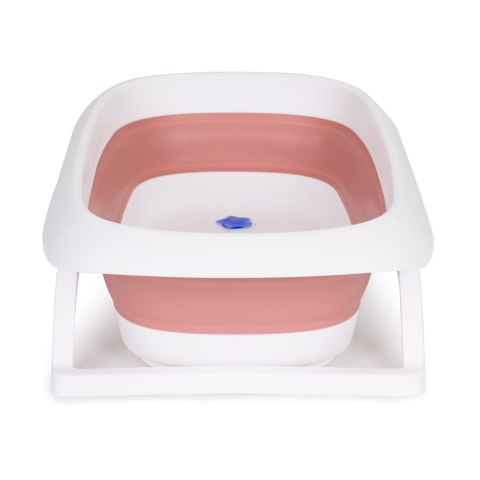 WANIENKA DLA DZIECI WANNA RÓŻOWA SKŁADANA Z ODPŁYWEM - KRÓWKA ECOTOYS