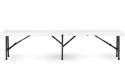 ZESTAW CATERINGOWY STÓŁ BANKIETOWY 180CM 2 ŁAWKI BIAŁY MODERNHOME