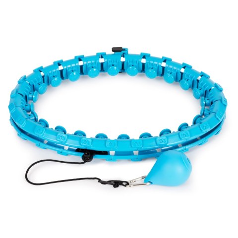 HULA HOP Z MASAŻEREM I DODATKOWYM CIĘŻARKIEM DO ĆWICZEŃ FITNESS