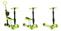 HULAJNOGA TRÓJKOŁOWA BALANSOWA LED 3W1 ŚWIECĄCE KÓŁKA - ZIELONA ECOTOYS