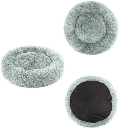 LEGOWISKO PLUSZOWE UNIWERSALNE DLA PSA KOTA 60CM - JASNOSZARE