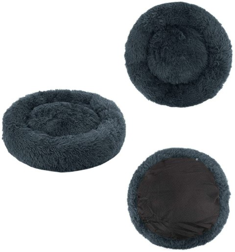 LEGOWISKO PLUSZOWE UNIWERSALNE DLA PSA KOTA 80CM CIEMNOSZARE