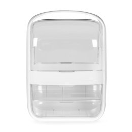 ORGANIZER NA KOSMETYKI SKRZYNKA Z SZUFLADAMI - BIAŁE