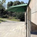 PARASOL OGRODOWY PÓŁ-PARASOL ŚCIENNY NA TARAS 2,7 M ZIELONY MULTIGARDEN