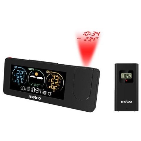 STACJA POGODOWA METEO SP102 Z DCF I PROJEKTOREM