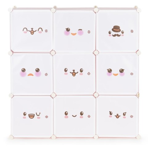 SZAFKA REGAŁ DLA DZIECI MODUŁOWA 9 PÓŁEK DZIECIĘCA