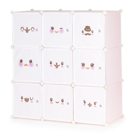 SZAFKA REGAŁ DLA DZIECI MODUŁOWA 9 PÓŁEK DZIECIĘCA