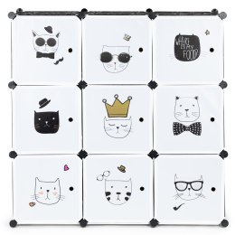 SZAFKA REGAŁ DLA DZIECI MODUŁOWA 9 PÓŁEK DZIECIĘCA