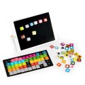 DREWNIANY TABLET EDUKACYJNY TABLICA MAGNETYCZNA KREDOWA ECOTOYS